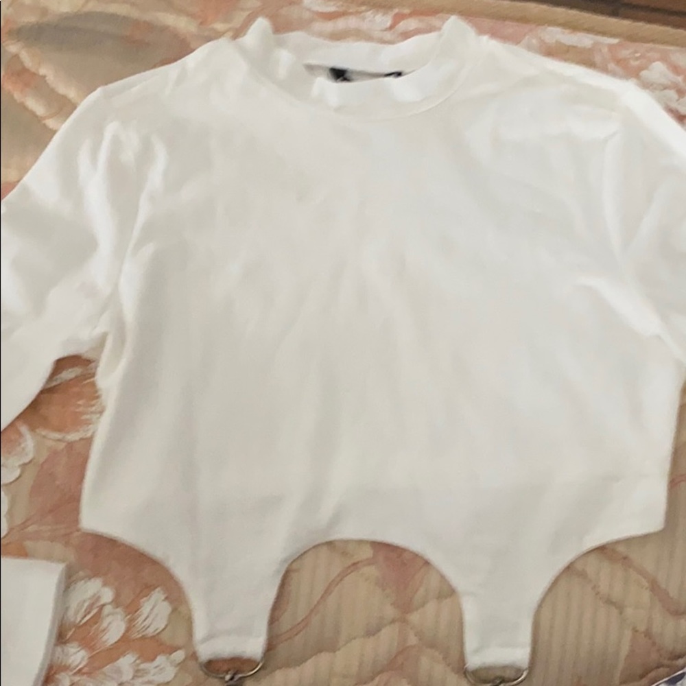 Hem crop top